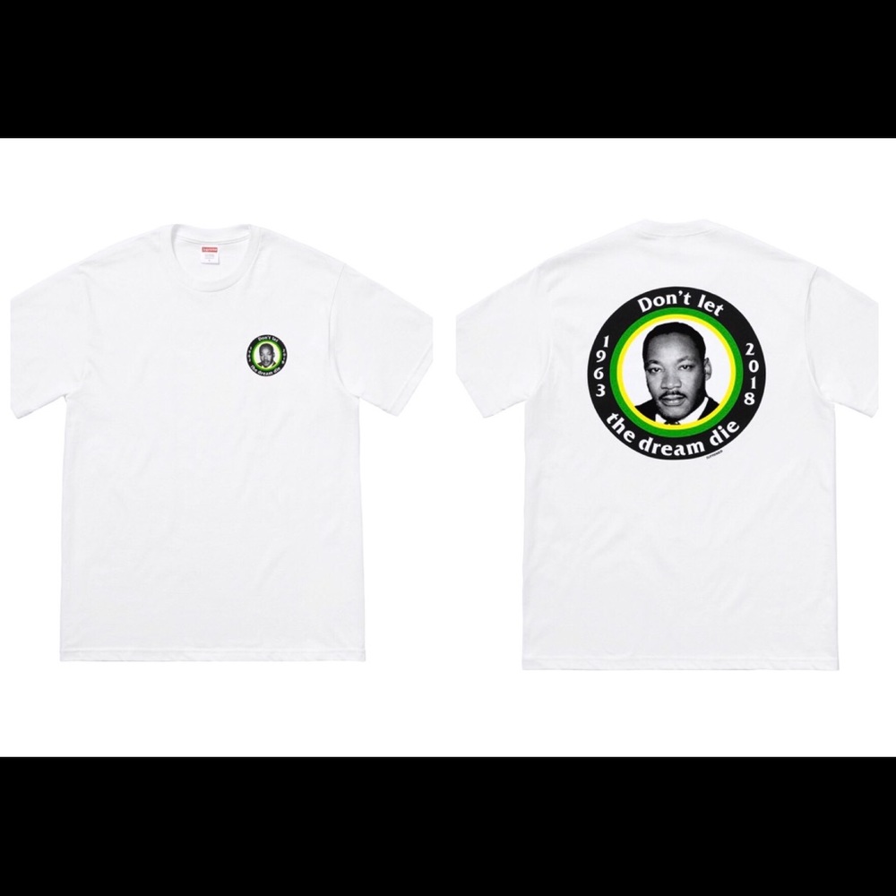 Supreme MLK white tee
